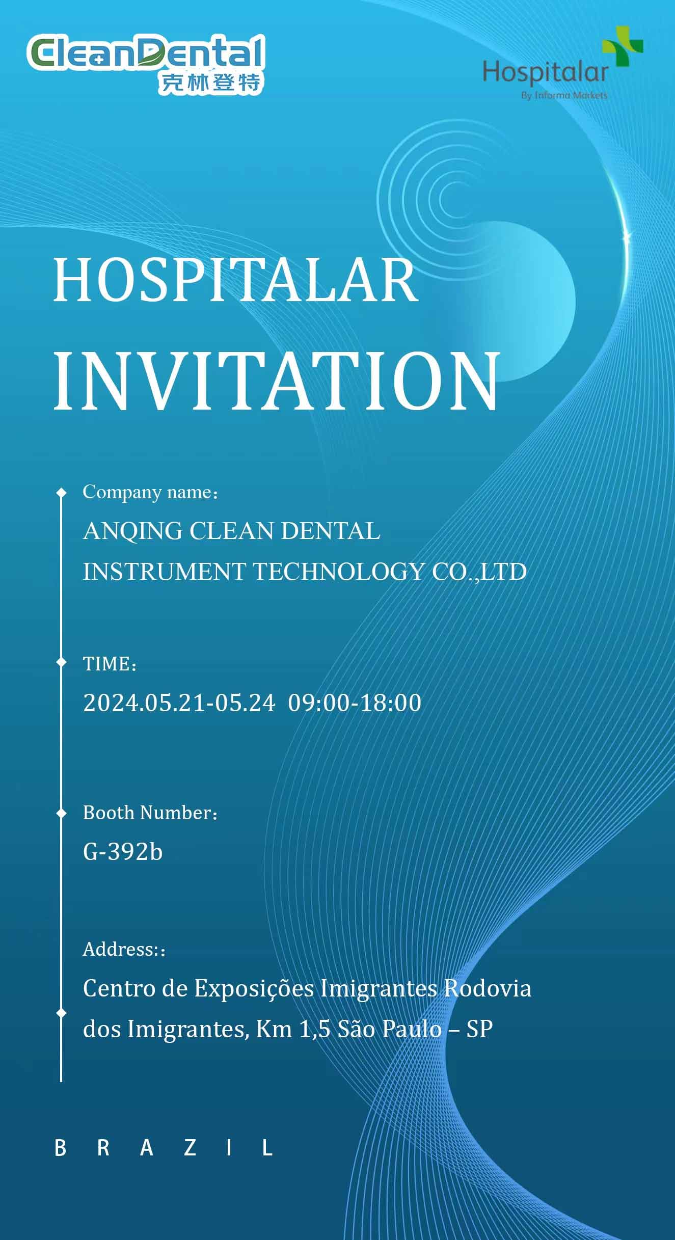 In che modo Clean Dental ha presentato le buste per la sterilizzazione, i tamponi di cotone medicali e i rotoli di cotone dentale all'Hospitalar?